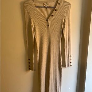 Hippie rose sweater dress